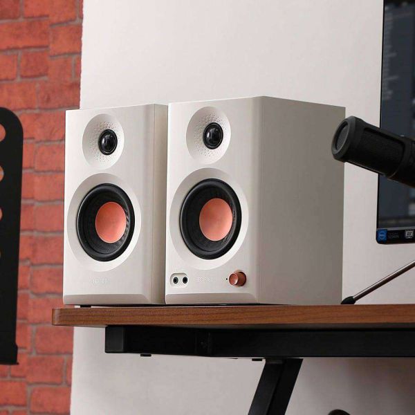Speaker Edifier MR3, 36W, TRS, RCA, AUX, Bluetooth, Powered Studio Monitor Speakers, White