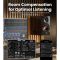 Edifier MR5, 110W, XLR, 6.35 mm TRS, RCA, AUX, Tri-amped Powered Studio Monitor Speakers, Black