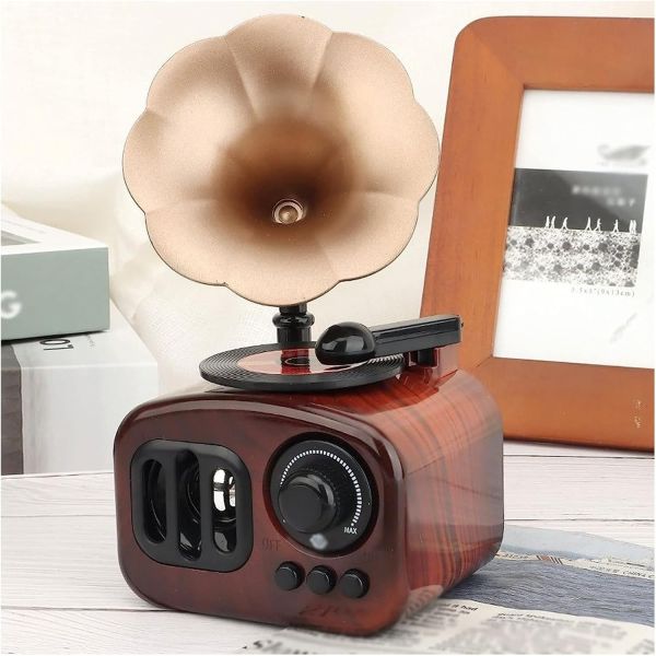 Vintage Phonograph Shaped Music Box