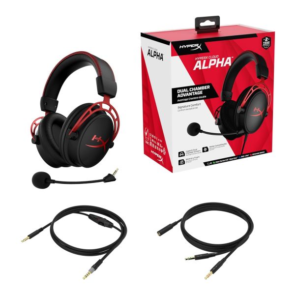 HyperX Cloud Alpha RED (HX-HSCA-RD/EE / HX-HSCA-RD/EM)