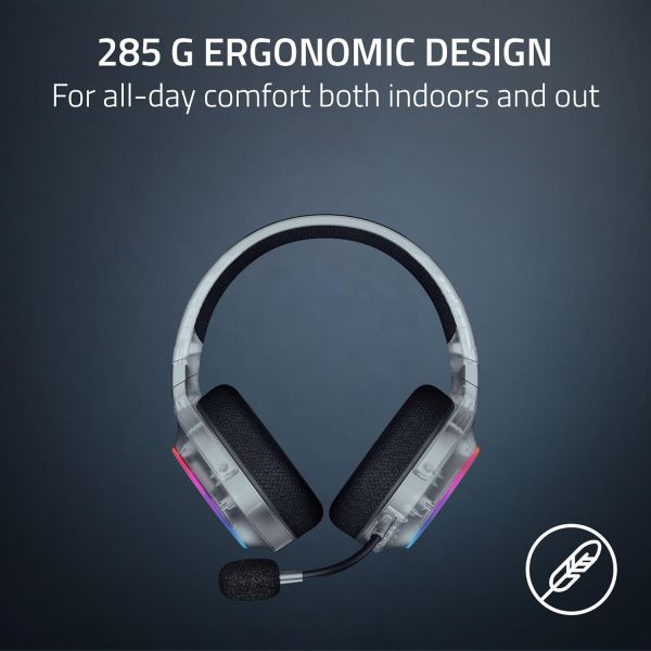 Razer Gaming Headset Barracuda X Chroma, BT/WL, RGB, Phantom White Ed.