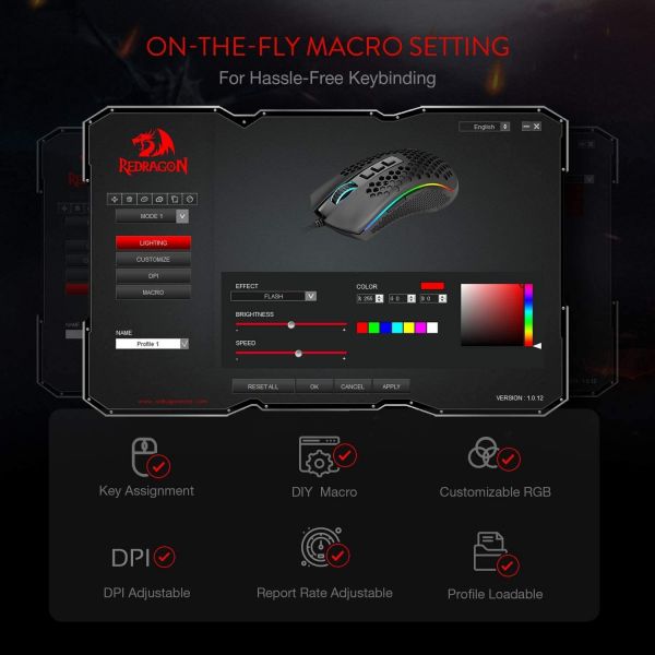 Redragon M808w