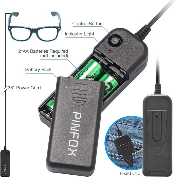 Blu Glasses Led