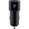 2E Car Charger Dual USB 2.4A&2.4A, black