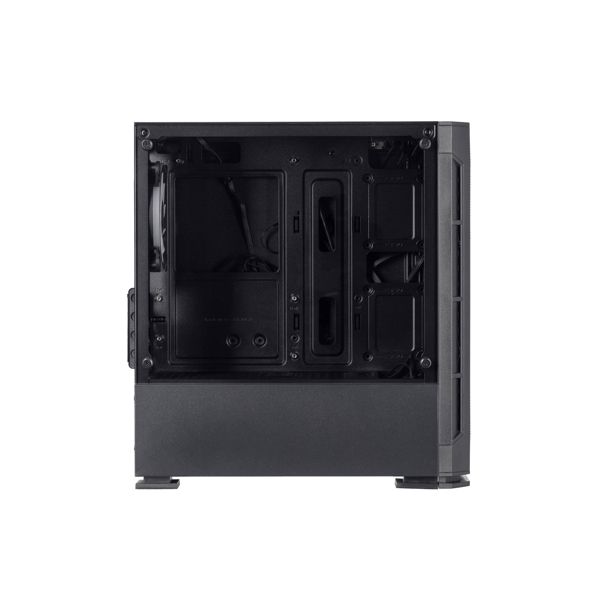 2E GAMING Computer case CALLEO (GB700) MiniT, Micro ATX,Mini ITX,2xUSB2.0,1xUSB3.0,4x120mm ARGB, TG (side panel), without PSU, black