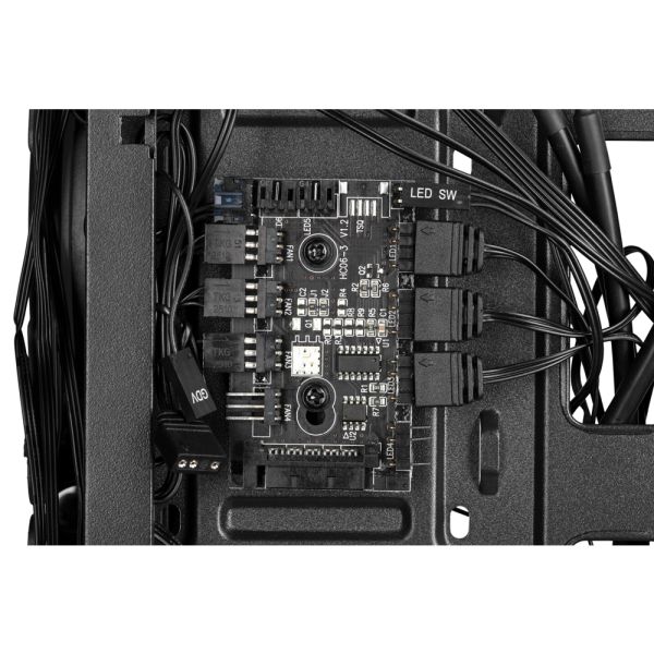 2E GAMING Computer case VIRTUS (G3301) MidT, 2xUSB2.0,1xUSB3.0, 3x120mm ARGB,TG (side panel),without PSU,black