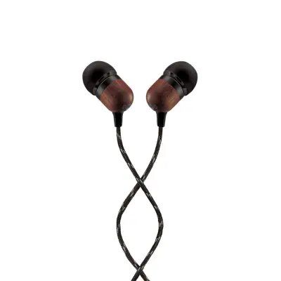House of Marley EM-JE041-SBB Smile Jamaica In-Ear Headphones With Remote And Microphone (SINGBLACK)