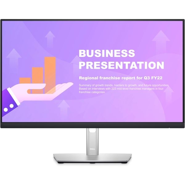 Monitor DELL 23.8" P2422HE USB-C HUB, D-Sub, HDMI, DP, USB-C, RJ-45, IPS, Pivot, 1920x1080, 60Hz