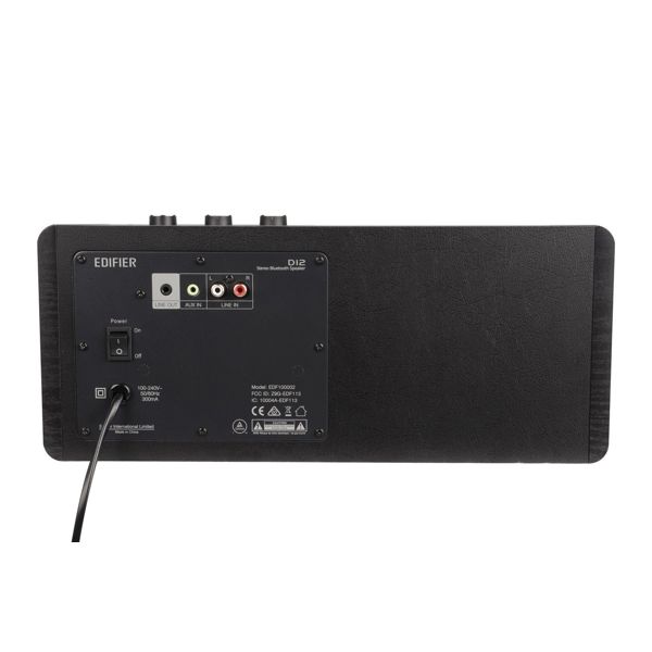 Speaker EDIFIER D12 Bluetooth Integrated Desktop Stereo Speaker 70 W Black