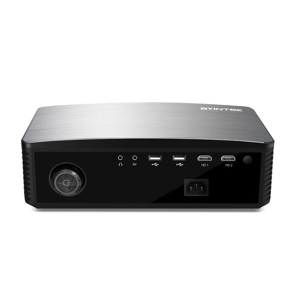 BYINTEK MOON K25 Basic Full HD Home Theater Projector, LCD, LED, Multimedia Presentation System, Electronic Focus, Black