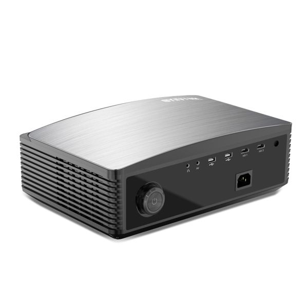 BYINTEK MOON K25 Smart Full HD 4K Home Theater Projector, LCD, LED, Android 9.0 OS, 2.4G/5G WiFi, BT4.0, RAM 1G DDR3, ROM 8G, Black