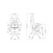 2E GAMING Chair BUSHIDO Black/Black