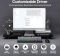 Keyboard: AULA F87 PRO V2 Tri-Mode RGB Mechanical Keyboard Black/Gradient Grey (Gray Wood Switch V4)