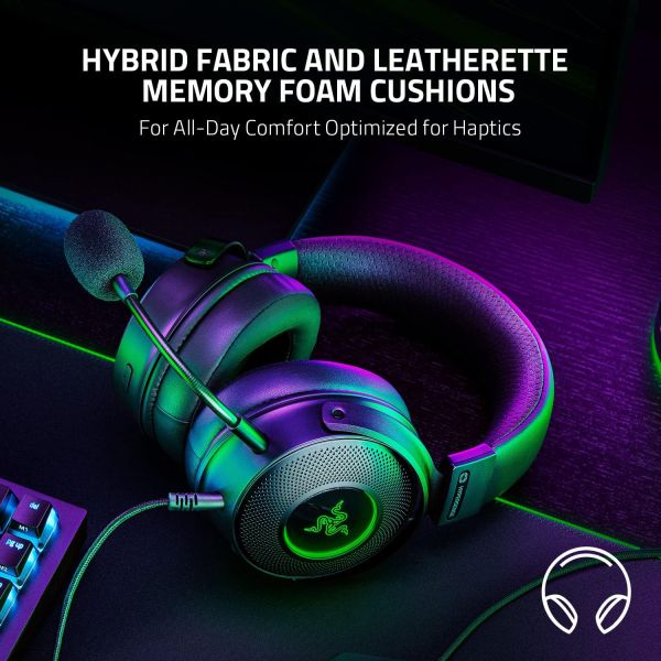 Razer Headset Kraken V3 Hypersense 7.1 USB-A RGB, black