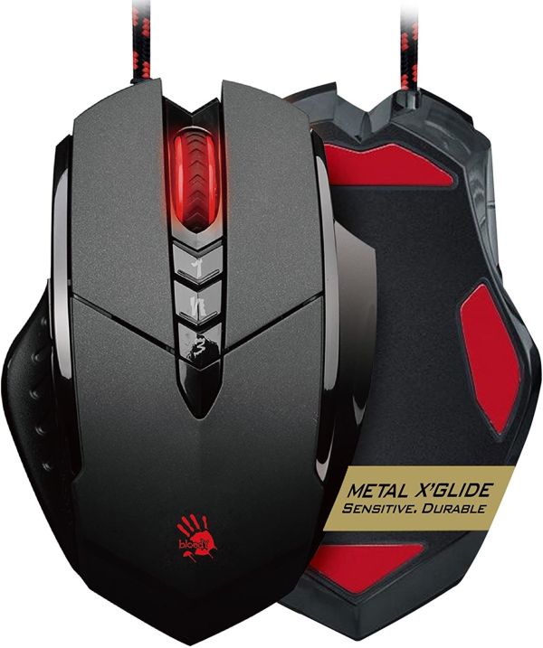 Mouse: A4Tech Bloody V7M XGLIDE Multi-Core Gaming Mouse Black