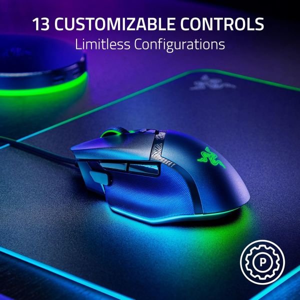 Razer Mouse Basilisk V3 35K, RGB, USB-A, black