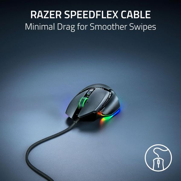 Razer Mouse Basilisk V3 35K, RGB, USB-A, black