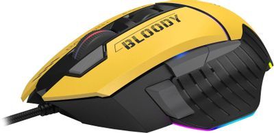 Mouse: A4tech Bloody W95 Ultra Lightweight Gaming Mouse Sports Lime