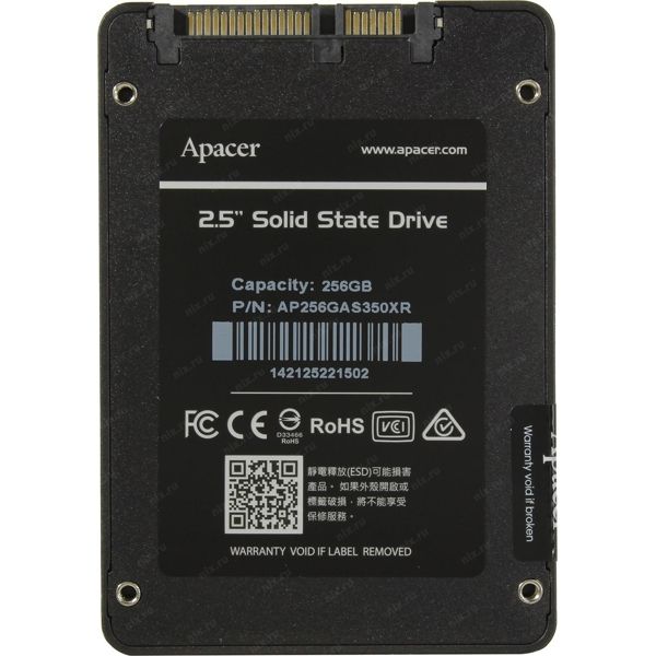 Apacer SSD 2.5" 256GB SATA AS350X