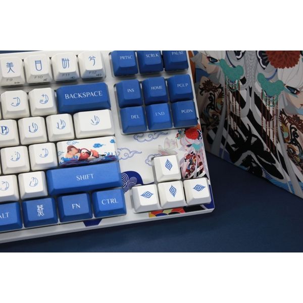 Varmilo Keyboard VA87M Lovebirds-I, Cherry MX Blue,EU