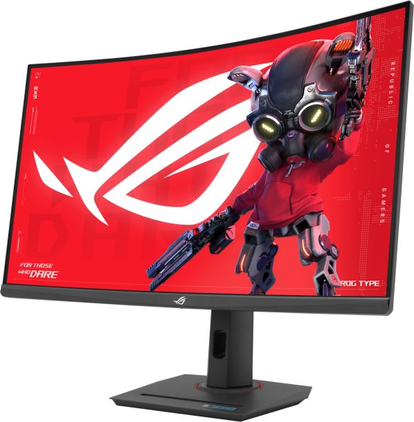 Asus Monitor 31.5" ROG Strix XG32WCMS HDMI, DP, USB-C, Audio, VA, 2560x1440, 280Hz, 1ms, sRGB 125%, CURVED, AdaptiveSync, HAS, HDR400