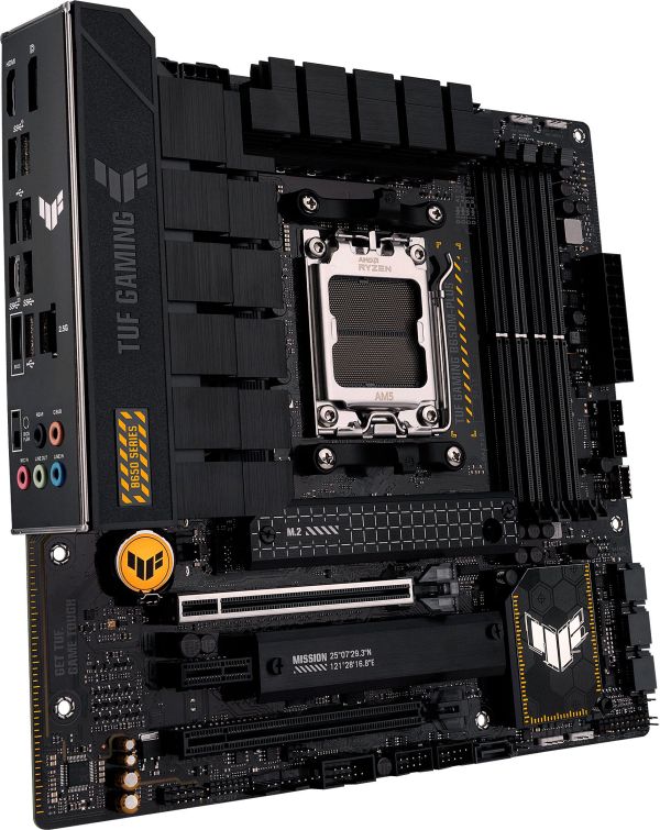 ASUS Motherboard TUF GAMING B650M-PLUS sAM5 B650 4xDDR5 M.2 HDMI DP mATX