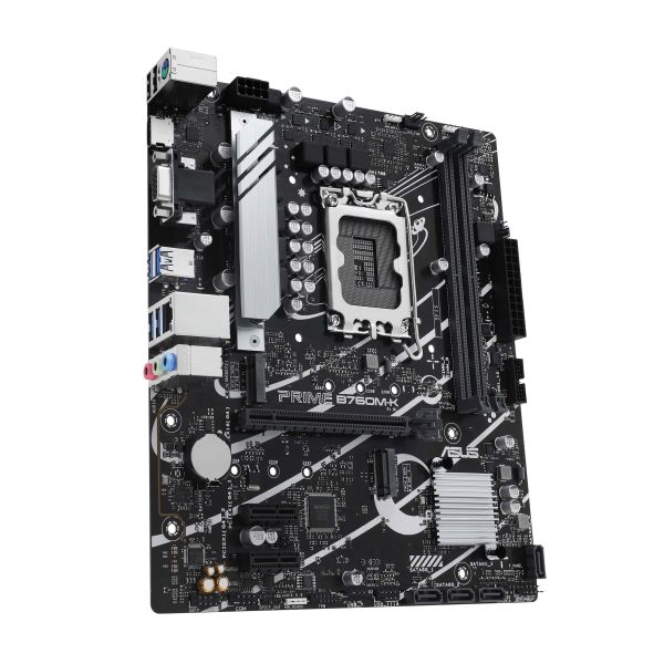 ASUS Motherboard PRIME B760M-K s1700 B760 2xDDR5 M.2 HDMI D-Sub mATX