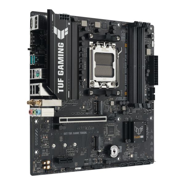 ASUS Motherboard TUF GAMING A620AM-PLUS WIFI sAM5 A620 4xDDR5 HDMI DP Wi-Fi BT mATX