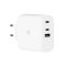 2Е Wall Charger 3xUSB GaN 65W, white