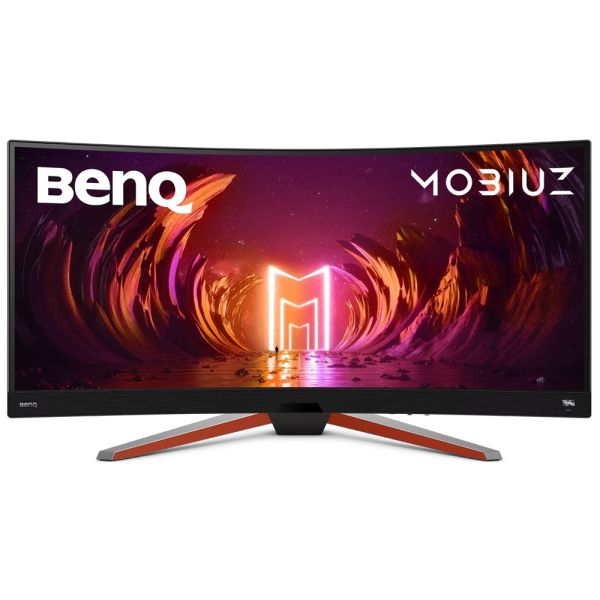 Monitor: BenQ MOBIUZ EX3410R 34" WQHD Curved VA 144Hz 1ms 2xHDMI DP Built-In Speaker - 9H.LKKLA.TBE