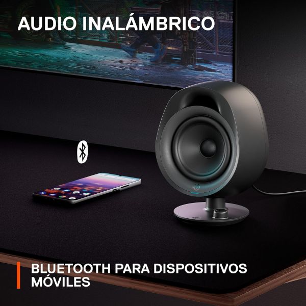 SteelSeries Multimedia speaker Arena 3, 2.0, mini jack/BT, black