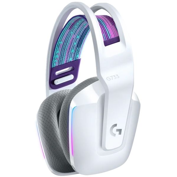 LOGITECH G733 LIGHTSPEED Wireless RGB Gaming Headset - WHITE