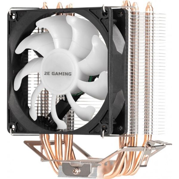 2E GAMING CPU cooler Air Cool AC90D4-RGB LGA1700, 1200, 115x, 775, AM5, AM4, AM3, AM3+, AM2, AM2+, FM2, FM1 4pin RGB TDP 130W