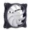 2E GAMING  Case fan (F120OI-ARGB), 120mm, 3+3pin 5V Aura, white blades, black frame,outer-inner LED