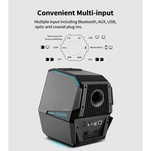 Speaker Edifier G5000, 88W, Bluetooth, AUX, USB, Speaker, Black