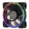 2E GAMING Case fan AIR COOL ACF120B-RGB, 120mm, 1300rpm,  4pin PWM+3pin, 24.8dBa