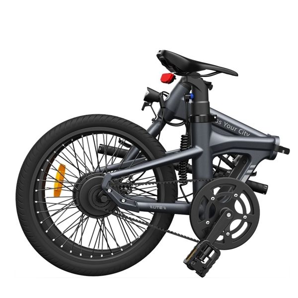 Electric Bicycle ADO A20F XE, 500W, Smart APP, Folding Electric Bike, 25KM/H, Black