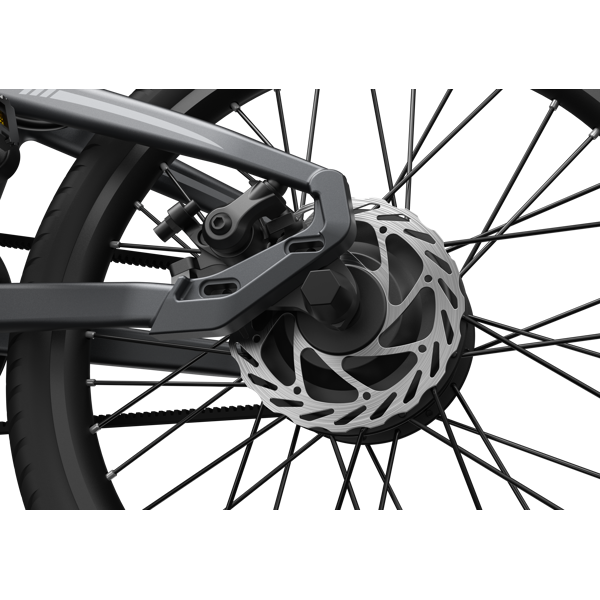 Electric Bicycle ADO A20F XE, 500W, Smart APP, Folding Electric Bike, 25KM/H, Black