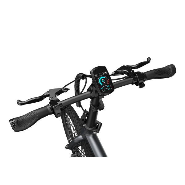 Electric Bicycle ADO A20F XE, 500W, Smart APP, Folding Electric Bike, 25KM/H, Black