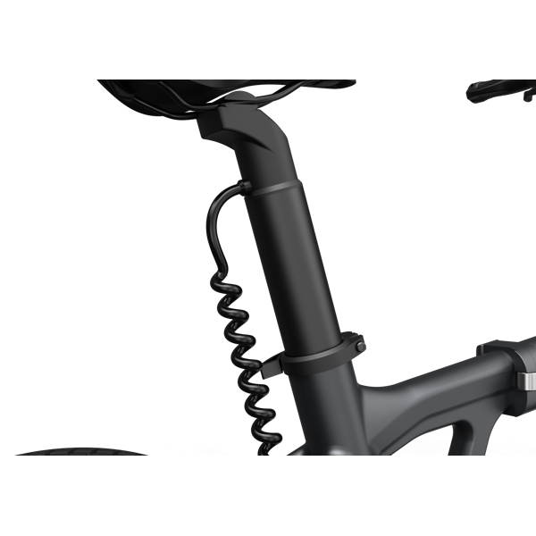 Electric Bicycle ADO A20F XE, 500W, Smart APP, Folding Electric Bike, 25KM/H, Black
