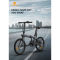 Electric Bicycle ADO A20F XE, 500W, Smart APP, Folding Electric Bike, 25KM/H, Black