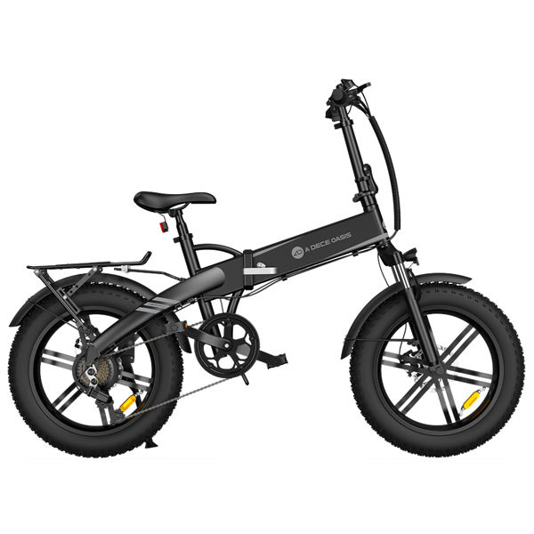 Electric Bicycle ADO A20F XE, 500W, Smart APP, Folding Electric Bike, 25KM/H, Black