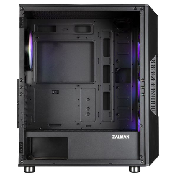 Zalman PC case I3 Neo without PSU, 1xUSB3.0, 2xUSB2.0, 4x120mm RGB, VGA 355mm, LCS ready, TG Side Panel, ATX, black
