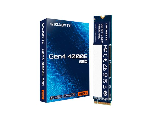 Hard drive: Gigabyte Gen4 4000E 250GB SSD M.2 PCIe 4.0x4 NVMe 2280 - G440E250G