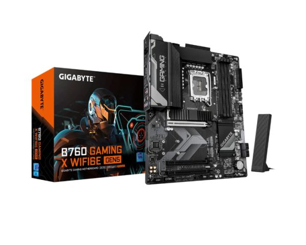 Motherboard: Gigabyte B760 GAMING X WIFI6E GEN5 1.0 4DDR5 LGA1700 - 9MB76GX65-00-G10