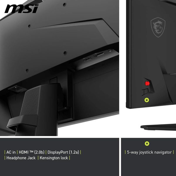 MSI Monitor 23.8" MAG 242F HDMI, DP, Audio, IPS, 200Hz, 0.5ms, sRGB 115%, FreeSync