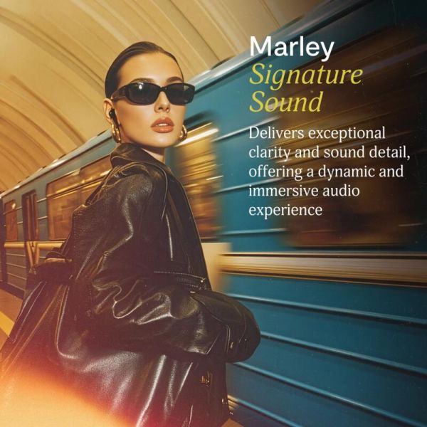 House Of Marley EM-DE041-SB TRENCHTOWN ANC EARBUDS - Signature Black