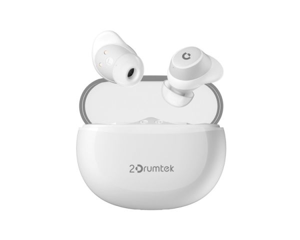 Headphones: A4Tech 2Drumtek B27 True Wireless Earphone Grayish White