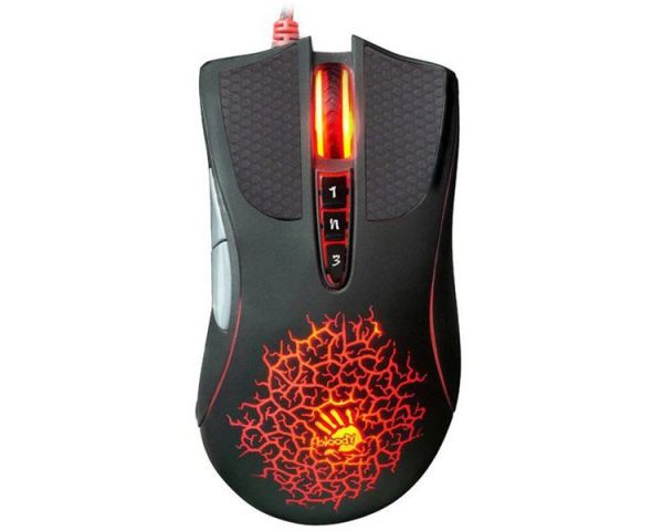 Mouse: A4tech Bloody A90 LIGHT STRIKE RGB Gaming Mouse Black