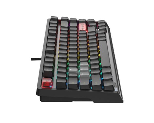 Keyboard: A4Tech Bloody LK70 Light Strike Speed Neon Gaming Keyboard Ash Black